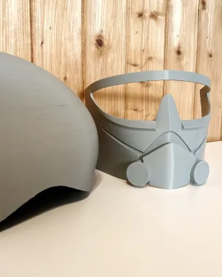 Casco Cadete Imperial PLA 3D Kit Monta y Pinta