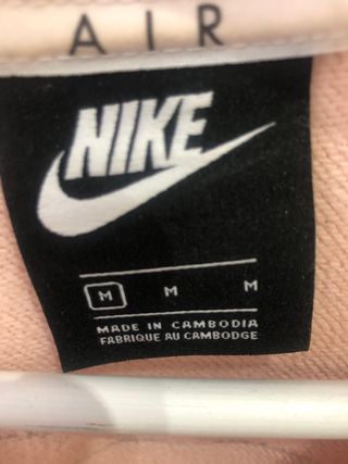Sudadera Nike Air Rosa Crop
