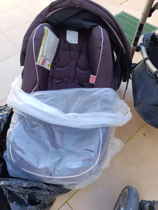 Carro de bebé 3 piezas: capazo, maxicosi y silla