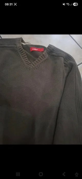 Maglione uomo Celio verde militare taglia L