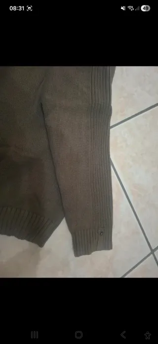 Maglione uomo Celio verde militare taglia L