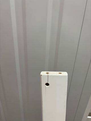 Cama infantil tipo casita blanca