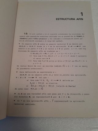 Problemas de álgebra Geometría afín y euclidea