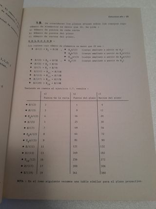 Problemas de álgebra Geometría afín y euclidea