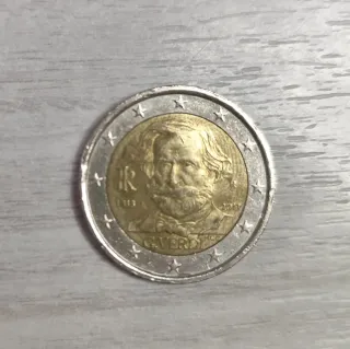 2€ commemorativa Giuseppe Verdi 2013