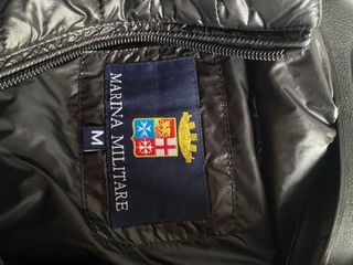 Cappotto piumino Marina Militare nero