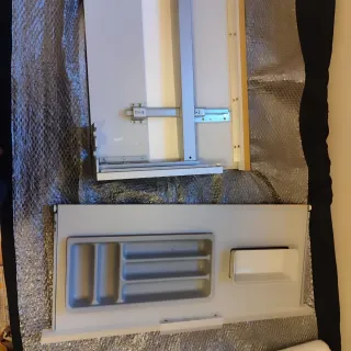 Mesa de desayuno extensible