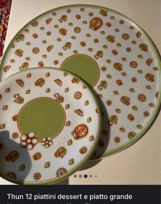 Set 12 piattini Thun Dolce Primavera