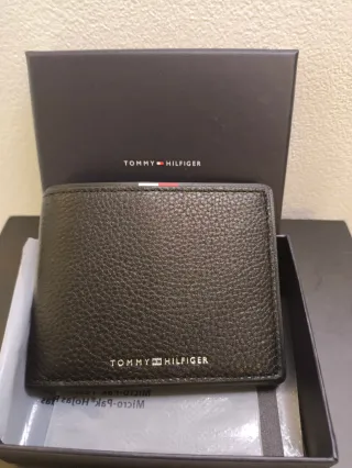 Portafoglio uomo Tommy Hilfiger nero