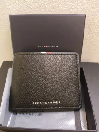 Portafoglio uomo Tommy Hilfiger nero