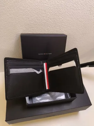 Portafoglio uomo Tommy Hilfiger nero