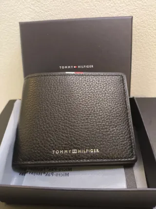 Portafoglio uomo Tommy Hilfiger nero