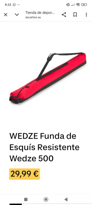 Funda de esquí Wedze