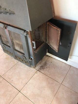 Chimenea de hierro forjado