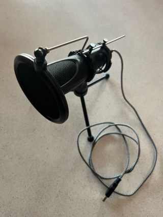 Microfono USB con treppiede e filtro