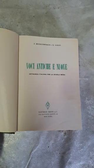 Voci antiche e nuove