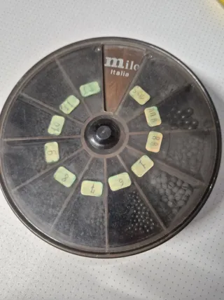 Scatola piombi pesca Milo Italia