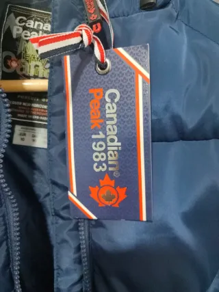 Canadian Peak Giubbino Bambino Blu 10 Anni