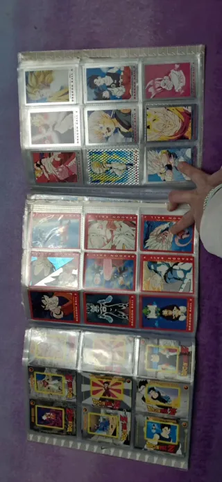 Dragon Ball Z Panini Serie Plata y Roja + Álbum