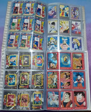 Dragon Ball Z Panini Serie Plata y Roja + Álbum