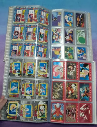 Dragon Ball Z Panini Serie Plata y Roja + Álbum