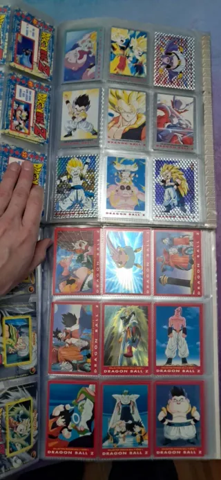 Dragon Ball Z Panini Serie Plata y Roja + Álbum