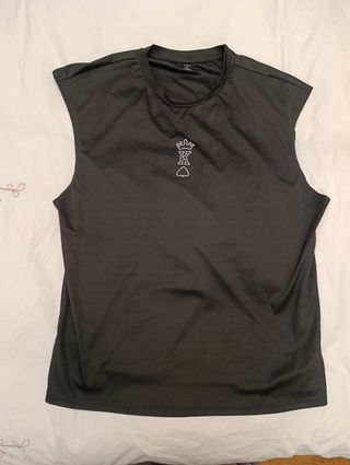 Camiseta Gym Tirantes Shein Negra Talla XL