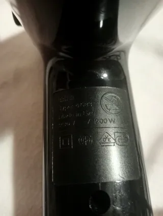 Asciugacapelli da viaggio Braun 1300W