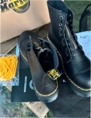 Botas Dr. Martens Talla 38 Cremallera Negra