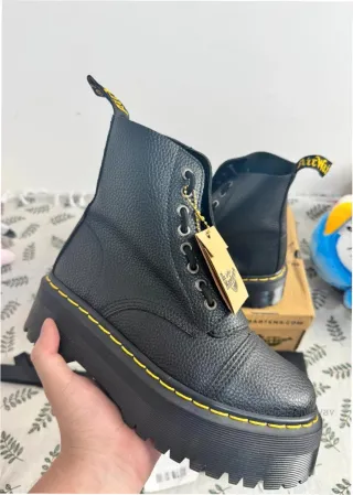 Botas Dr. Martens Talla 38 Cremallera Negra