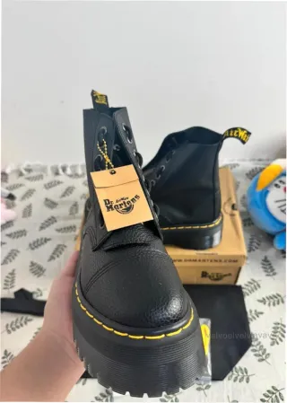 Botas Dr. Martens Talla 38 Cremallera Negra