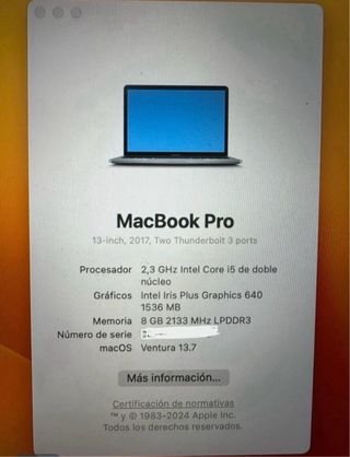 MacBook Pro Apple Plata