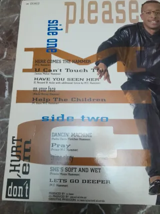 Vinilo MC Hammer - Please Hammer Don't Hurt 'Em