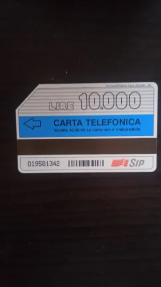 Carta Telefonica SIP Compagna di tutti i giorni