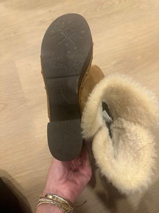 Stivali UGG Marroni con Fibbie Dorate