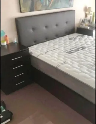 Pack matrimonio cabezal colchon canape