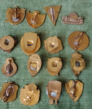 16 Insignias Fútbol Españolas Antiguas Originale