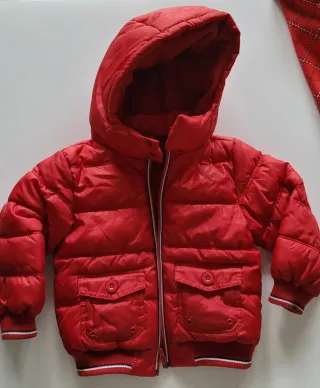 Giacca bambino rossa imbottita