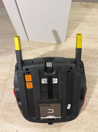 Alzador Coche Niños ISOFIX Negro/Rojo