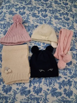 Set sciarpa e cappello bimba