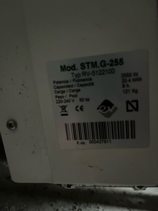 Radiador Acumulador Cerámico Blanco