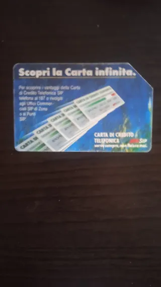 Carta Telefonica SIP Credito Infinito
