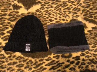 Gorro y calentador de cuello