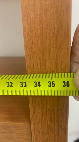 Estantería madera con cajones