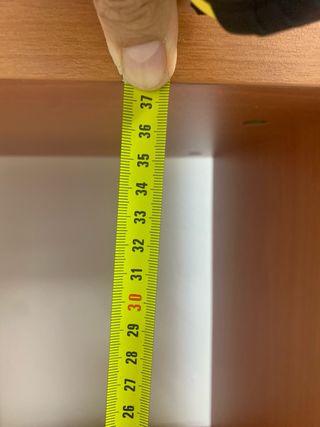 Estantería madera con cajones