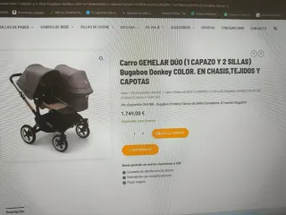 Cochecito Doble Donkey