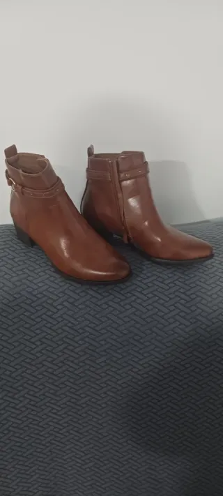 Botines de señora marrones