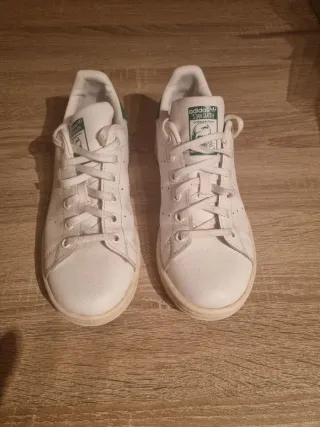 Zapatillas Adidas Stan Smith Mujer Blancas/Verdes