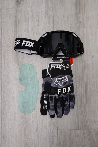 Pack FOX: Gafas + Guantes + Lente Extra 141