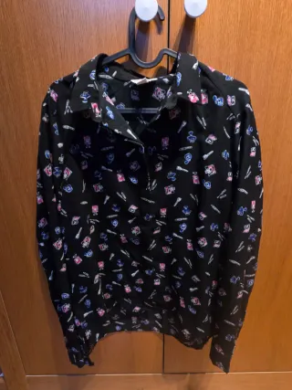 Camisa estampada mujer